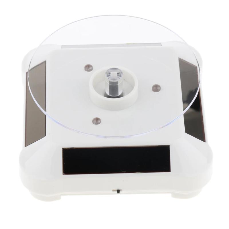 Rotating Solar Display Stand with Changing Lights