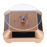 Rotating Solar Display Stand with Changing Lights