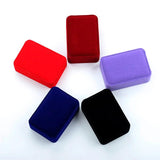 Velvet Box Jewelry Display Necklace Pendant Earrings Packaging