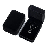 Velvet Box Jewelry Display Necklace Pendant Earrings Packaging