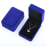 Velvet Box Jewelry Display Necklace Pendant Earrings Packaging