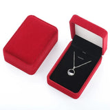 Velvet Box Jewelry Display Necklace Pendant Earrings Packaging