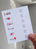 180pcs With Love Thank You Label For DIY Packages