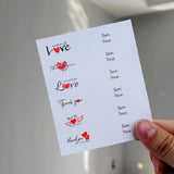 180pcs With Love Thank You Label For DIY Packages