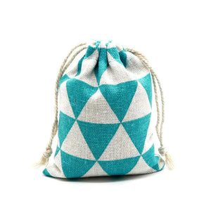 10pcs Small Cotton Bags 8x10cm Drawstring Pouches Wedding Christmas Gift Bag