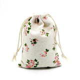 10pcs Small Cotton Bags 8x10cm Drawstring Pouches Wedding Christmas Gift Bag