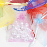 100 Pcs Drawstring Organza Bags Jewelry Wedding Pouches