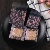 100pcs Flower OPP Wrapping Bag Pouch Jewelry Packaging Pouch