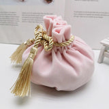 Velvet Drawstring Bag 12x17cm MP3 Jewelry Pouch