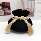 Velvet Drawstring Bag 12x17cm MP3 Jewelry Pouch