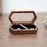 Wooden Travel Jewelry Box Large Capacity Earring Ring Storage Gift Case