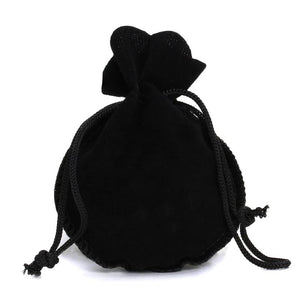 10pcs Round Velvet Drawstring Pouch Jewelry Gift Bags