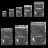 Bulk 20-100pc OPP Zip lock Bags for Jewelry Storage