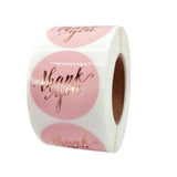 500pcs Thank You Stickers for Small Business Packaging Box Decoration