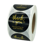 500pcs Thank You Stickers for Small Business Packaging Box Decoration