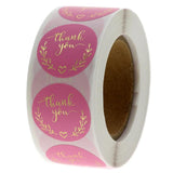 500pcs Thank You Stickers for Small Business Packaging Box Decoration