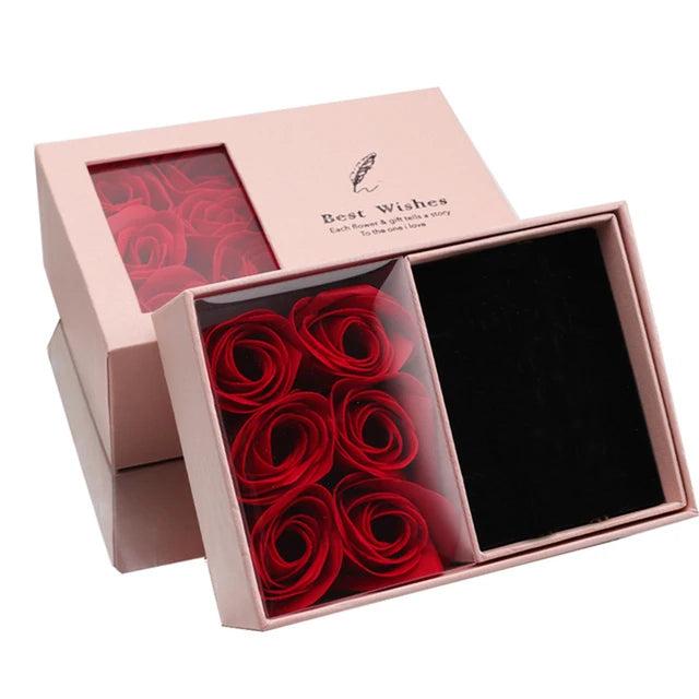 Rose Gift Box 13.7*9.6*5CM - No Bracelet