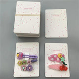 30-50pcs Multi-Style Paper Card Hair Accessories Display Card DIY Packaging Tag