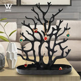Coral Jewelry Set Display Stand Storage for Women