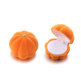 Velvet Jewelry Ring Box Earrings Organizer Holder
