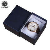 Leather Watch Box Jewelry Organizer Wrist Watches Holder Display Storage
