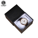 Leather Watch Box Jewelry Organizer Wrist Watches Holder Display Storage