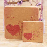 Marble Jewelry Pendant and Earring Display Cards Set
