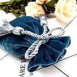 Velvet Bags With Tassel 11x15cm Purple Red /Blue Gray Pouches