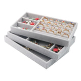 Jewelry Storage Tray Bracelet Earring Holder Organizer Display Stand