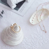 Elegant Shell Jewelry Storage Tray Organizer Holder Dish