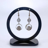 Acrylic Earrings Display Stand Round Jewelry Organizer