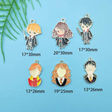 10PCS Magic School Charm for Necklace Bracelet DIY Jewelry Keychain Charm