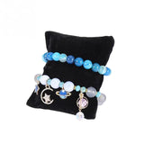 Velvet Pillow Jewelry Watch Chain Bangle Stand Storage Organizer