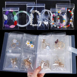 288 Grids Jewelry Storage Bag PVC Dustproof Organizer Ring Necklace