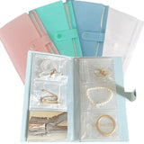 288 Grids Jewelry Storage Bag PVC Dustproof Organizer Ring Necklace