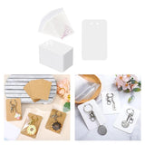 100x Keychain Display Cards with Self Sealing Bags