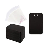 100x Keychain Display Cards with Self Sealing Bags