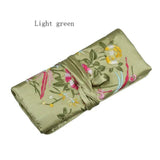 Satin Jewelry Roll Organizer Travel Bag Mix Colors