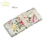 Satin Jewelry Roll Organizer Travel Bag Mix Colors