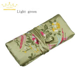 Satin Jewelry Roll Organizer Travel Bag Mix Colors