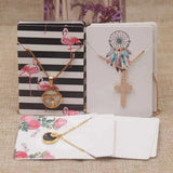50pcs Earring Display Cards Jewelry Cardboard Hot 5x7cm