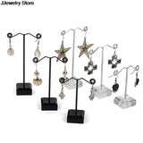 Clear Acrylic Stud Earring Display Rack Organizer Holder Hook Hanger