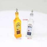 10Pcs 3D Alcohol Charm Bottle Pendant for DIY Jewelry 35*9MM