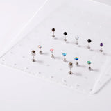 Acrylic Earrings Ear Studs Plastic Jewelry Display Rack