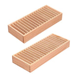 Wood Headband Holder Bracelets Storage Display Box for Jewelry Shop
