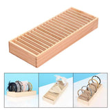 Wood Headband Holder Bracelets Storage Display Box for Jewelry Shop