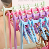 Acrylic Earrings Display Clear Coat Hangers Organizer Stand Showcase