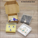 DIY Paper Jewelry Display Box Set for Necklaces and Earrings