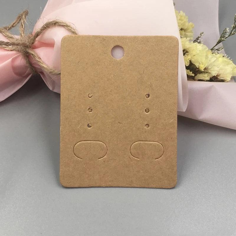 50pcs Earring Display Cards for Hanging Earrings Studs Eardrops