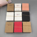 50pcs Earring Display Cards for Hanging Earrings Studs Eardrops